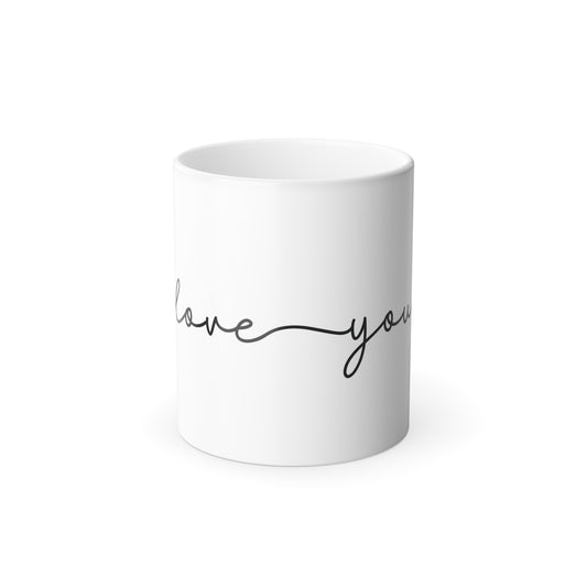 Love You Morphing Mug, 11oz
