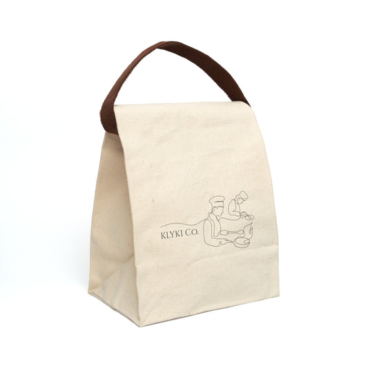 Bon Appetite - Canvas Lunch Bag With Strap