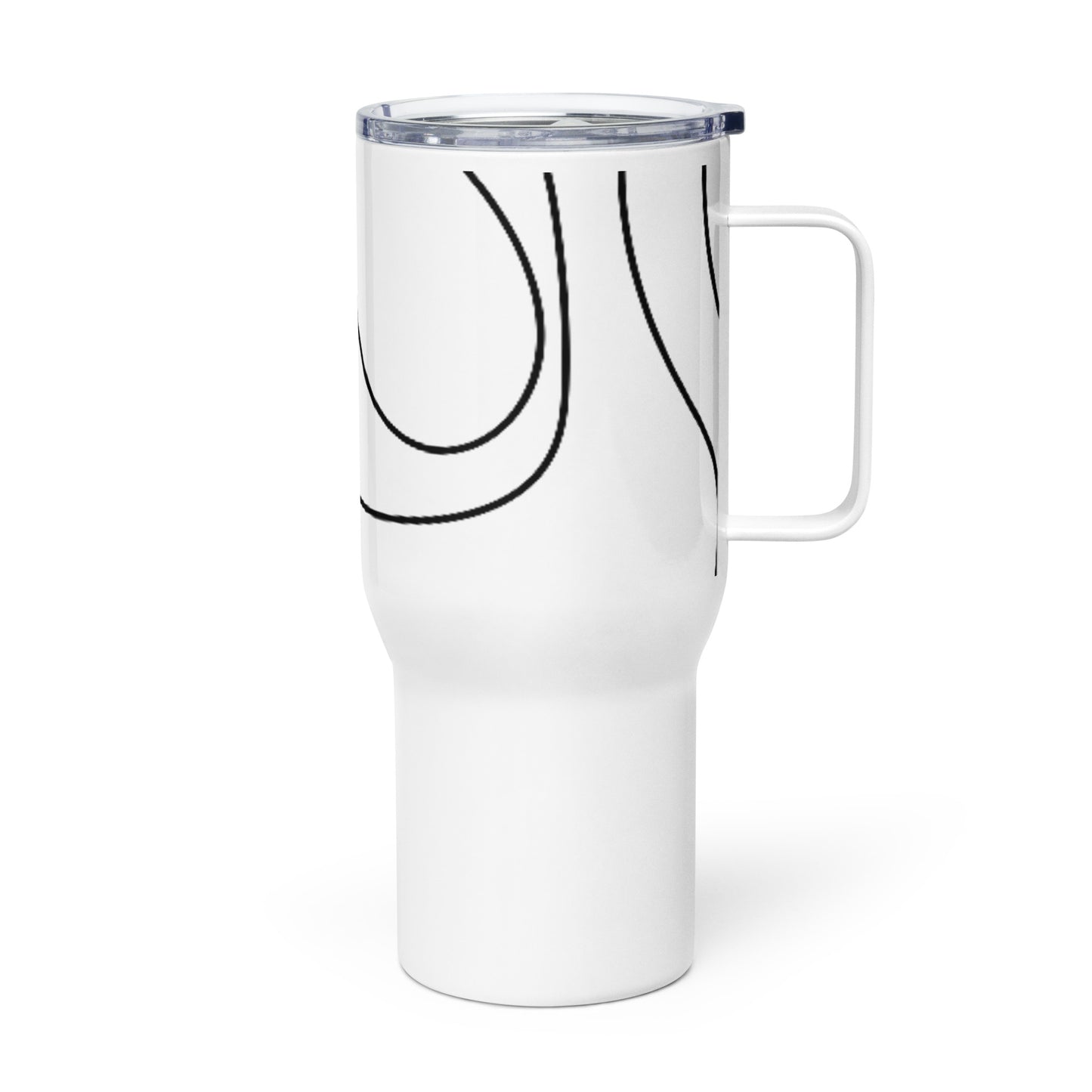 Ripple Travel mug with a handle