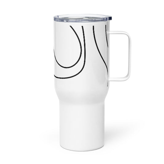 Ripple Travel mug with a handle