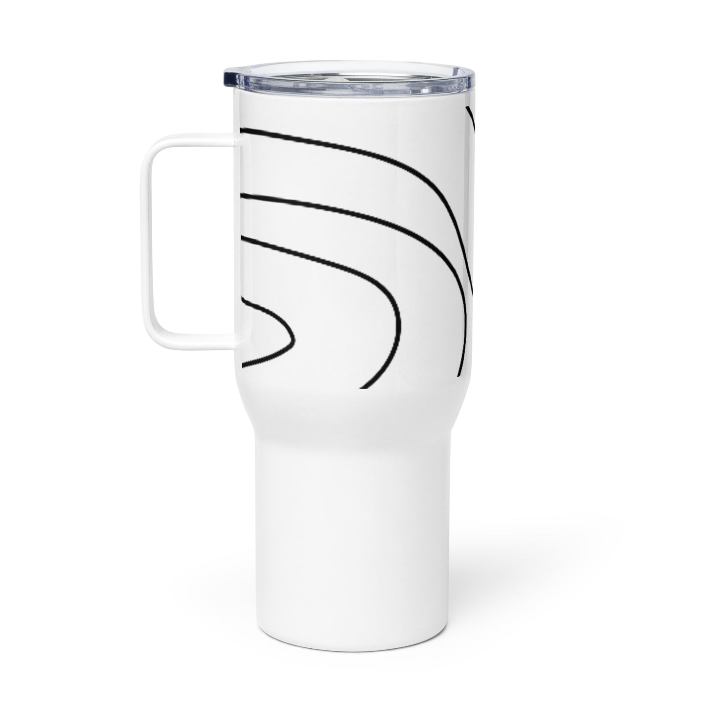 Ripple Travel mug with a handle